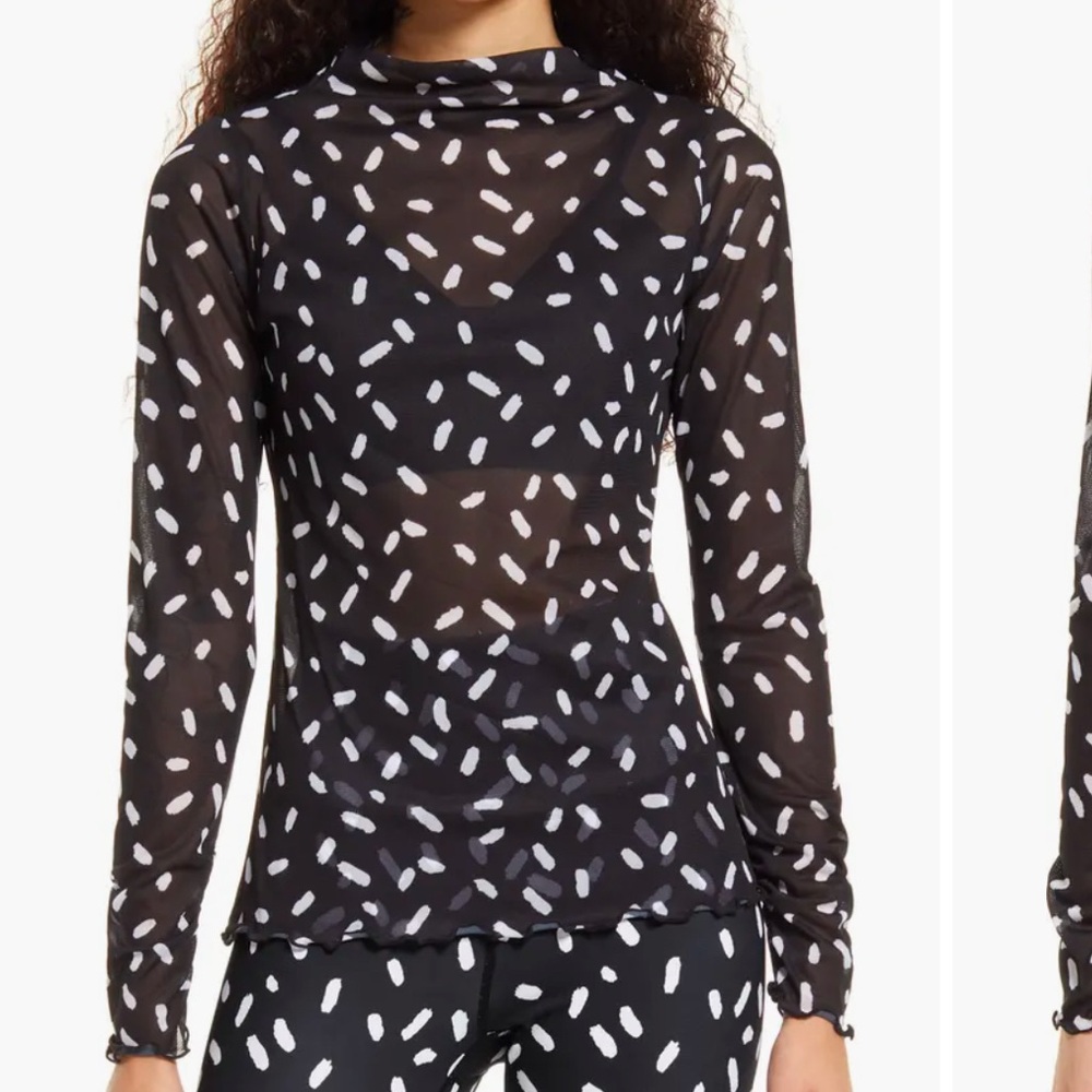 nordstrom x cristina martinez mesh top